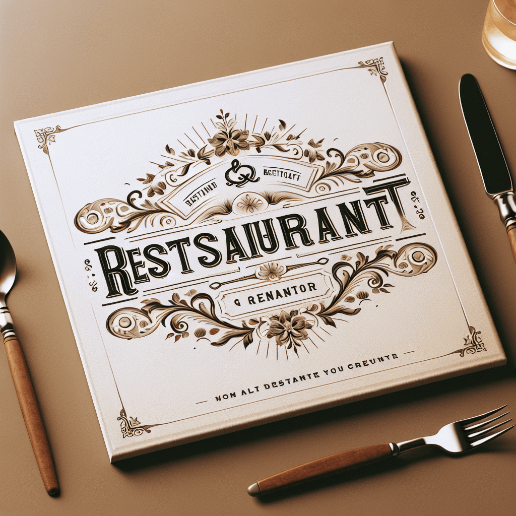 Epic Restaurant Name Generator